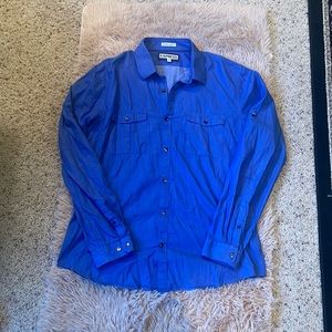 Express Men’s XL Blue Dress Shirt